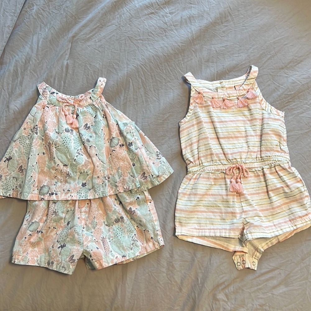Savannah 2 Pack 24 Month Rompers